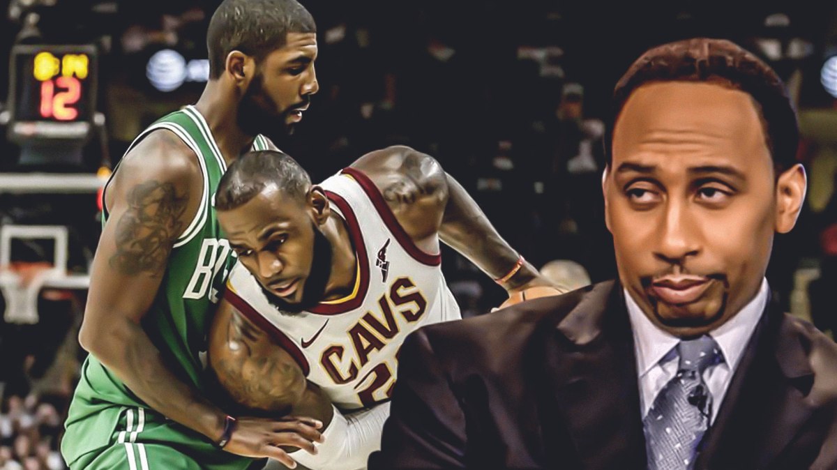 Kyrie Irving, LeBron James, Stephen A. Smith