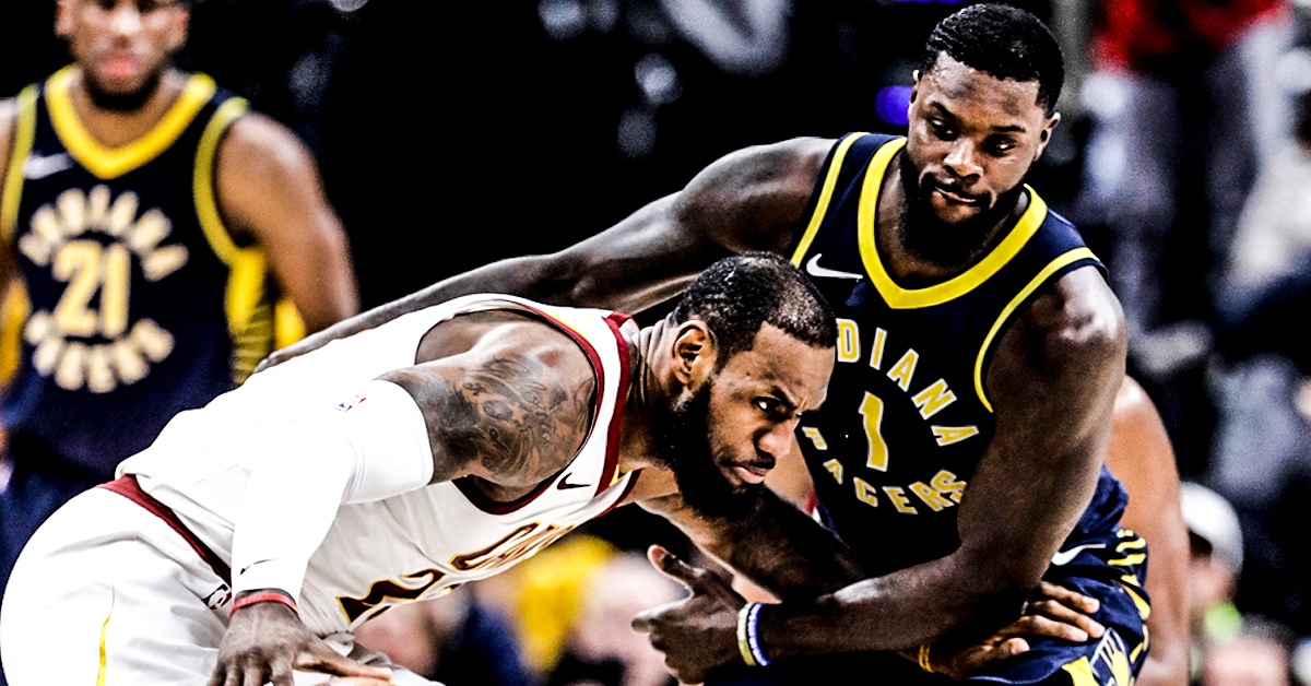 Cavs&#8217; LeBron James loses Lance Stephenson before completing an and-1 throwdown