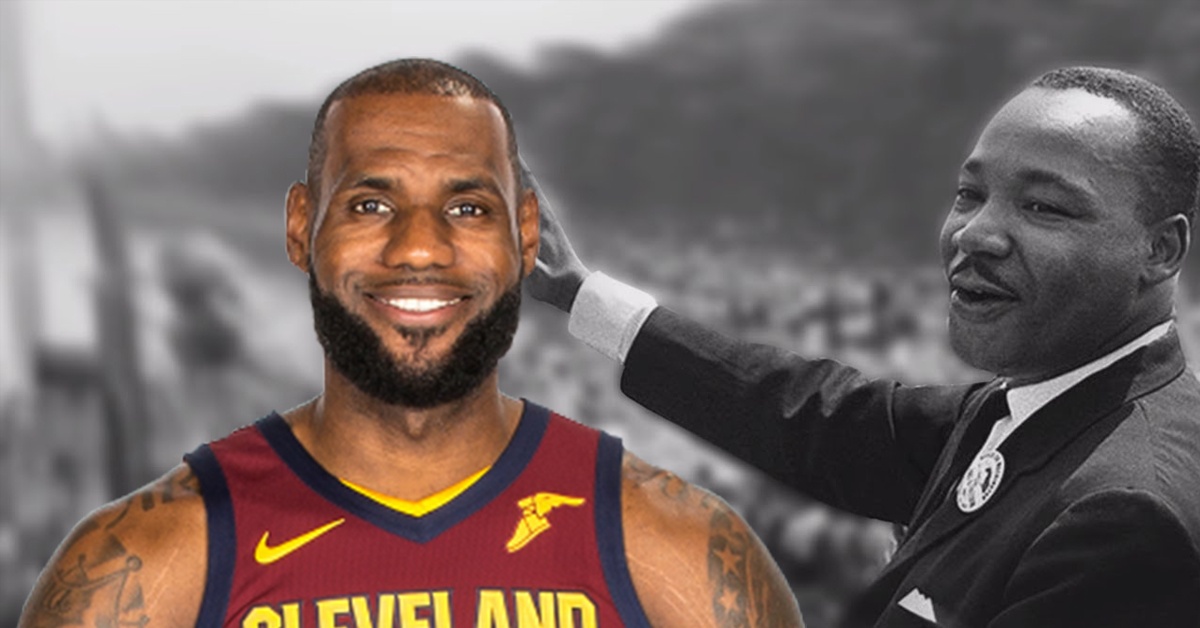 LeBron James, Martin Luther King Jr.