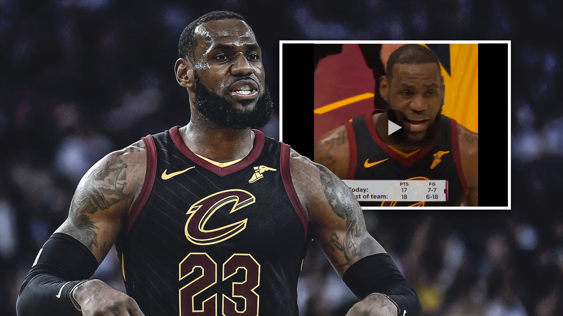 LeBron James says &#8216;I&#8217;m playing the whole game&#8217; in Game 7 vs. Pacers