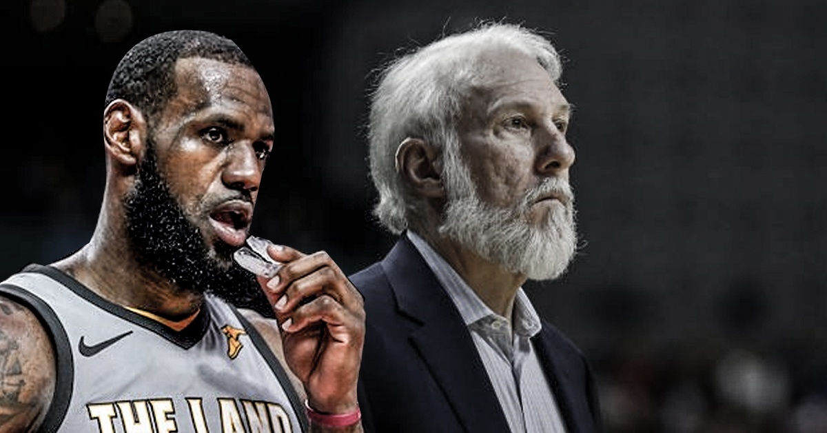 Video: LeBron James addresses notion that he was blindsided by question about Gregg Popovich&#8217;s wife