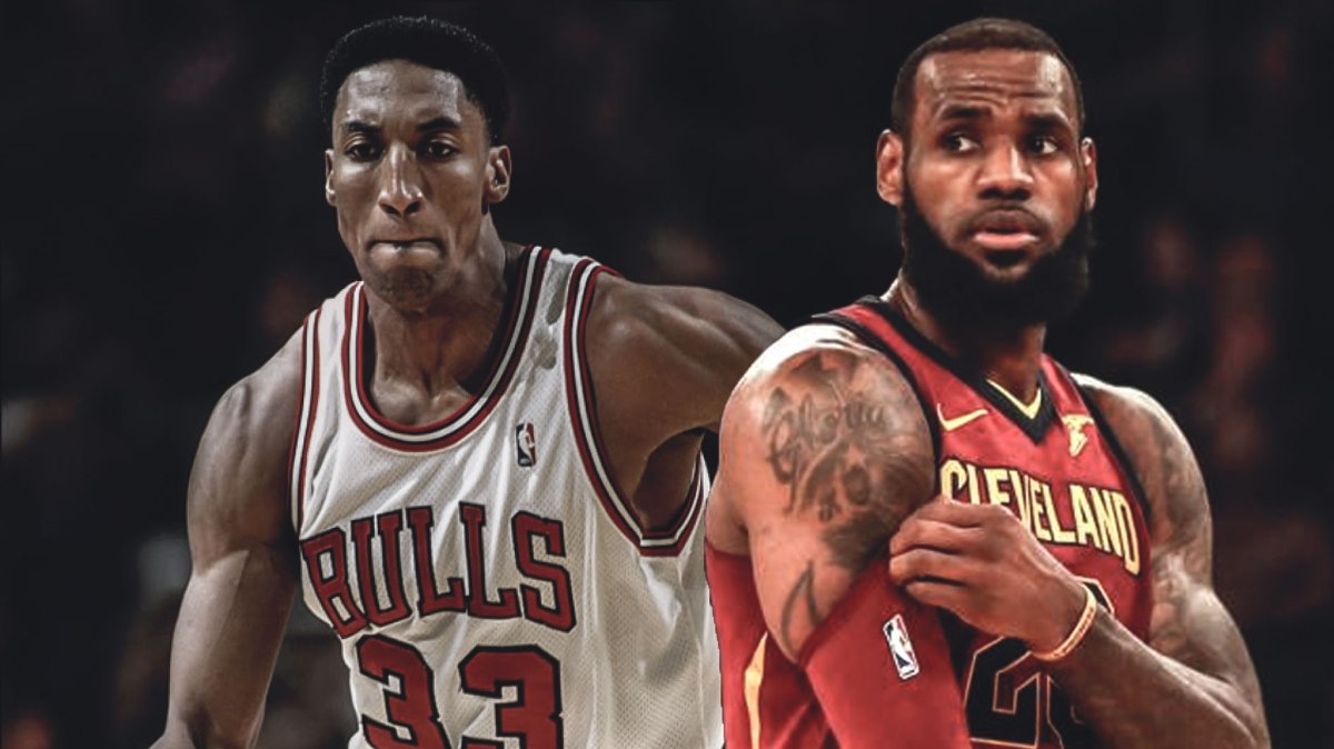 lebron james, scottie pippen