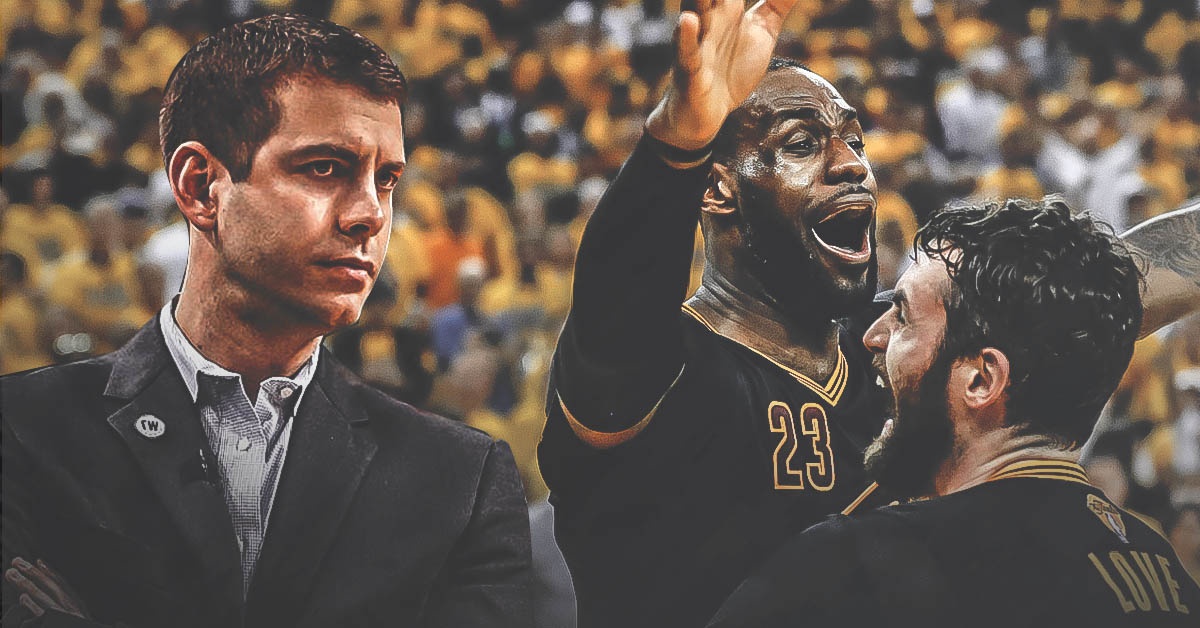 Brad Stevens, LeBron James. Kevin Love