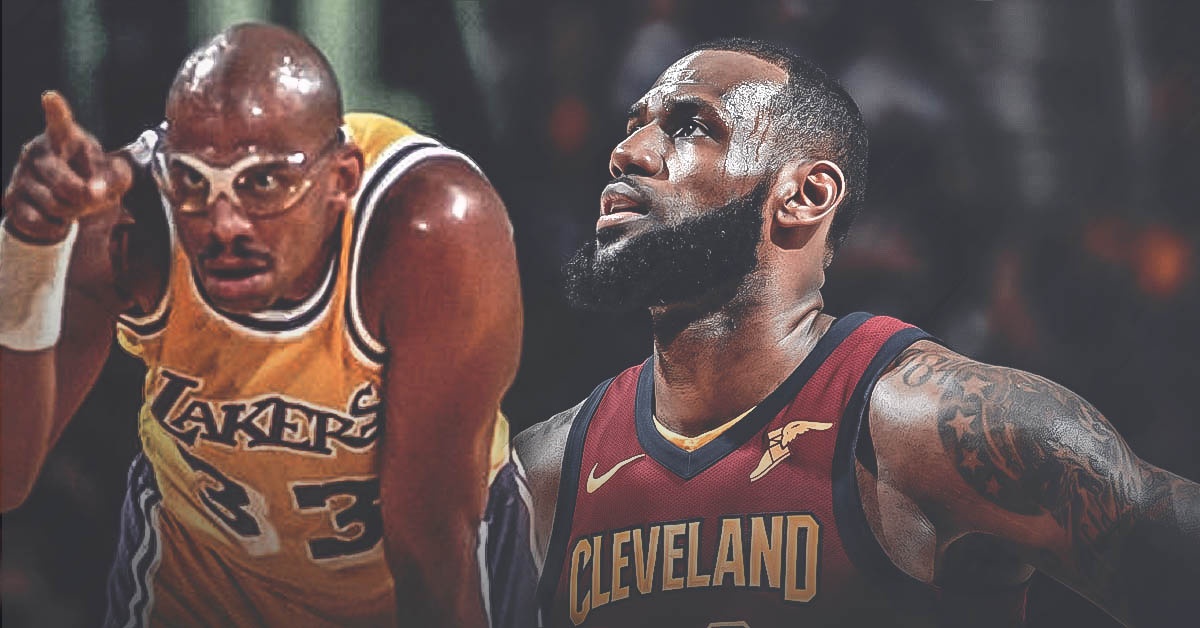 LeBron James reacts to breaking Kareem Abdul-Jabbar&#8217;s record