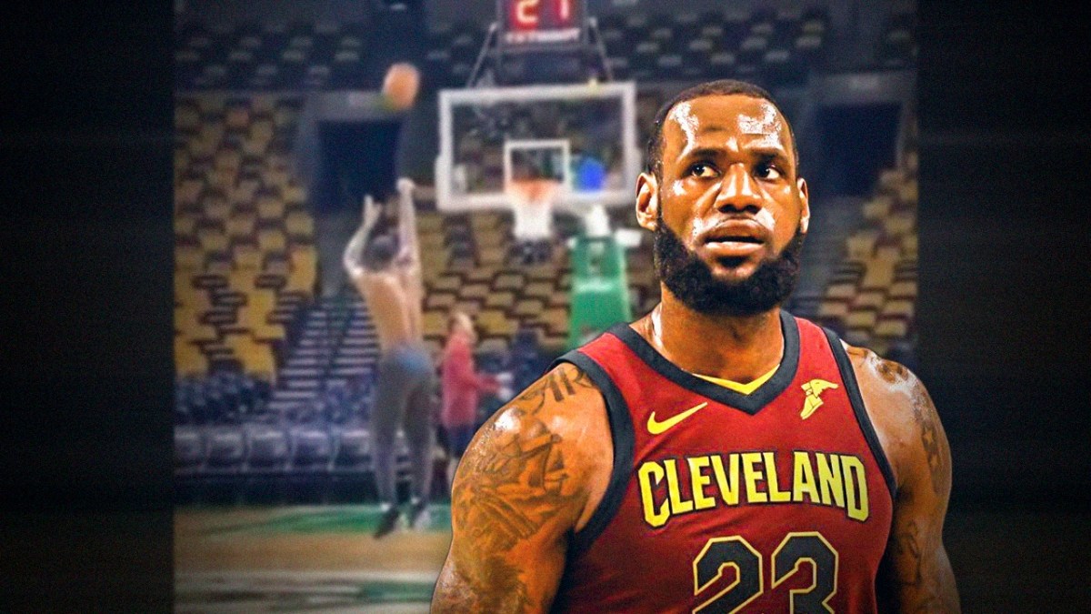 LeBron James practice