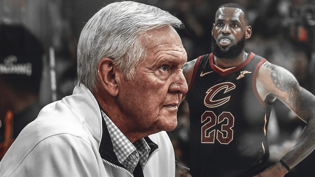 lebron james, jerry west