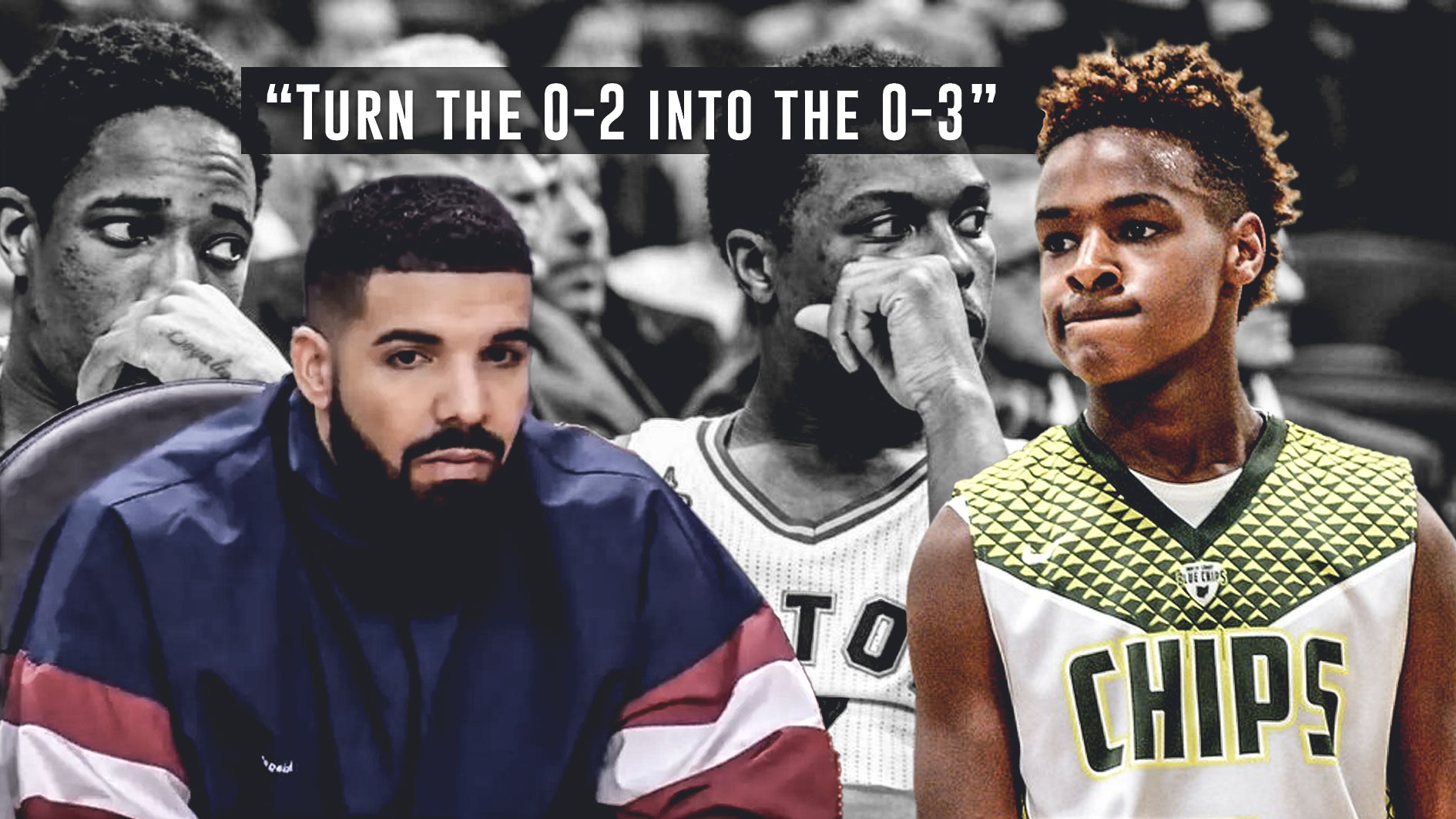 LeBron James Jr. trolls Drake prior to Cavs-Raptors Game 4