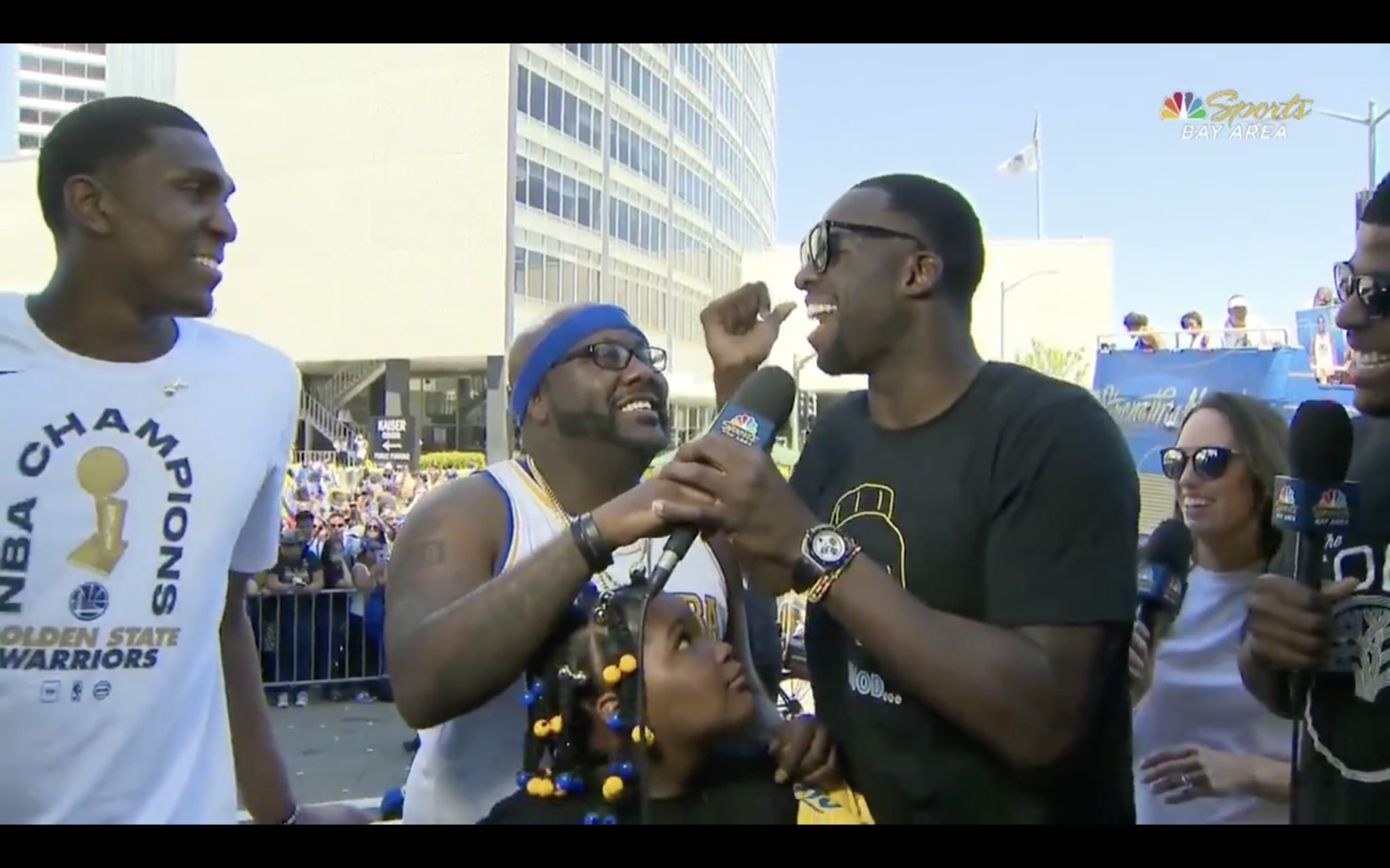 Draymond Green takes jab at Tristan Thompson during Warriors parade