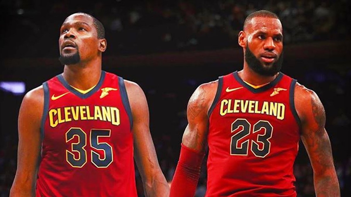 LeBron James, Kevin Durant photoshop