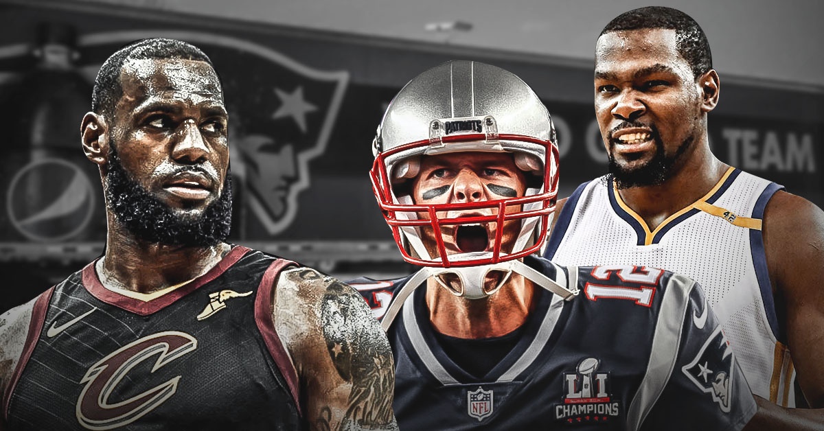 lebron james, tom brady, kevin durant