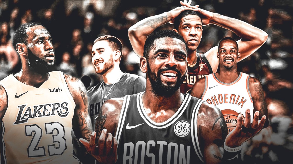 Kyrie Irving, LeBron James, Gordon Hayward, Trevor Ariza, Channing Frye