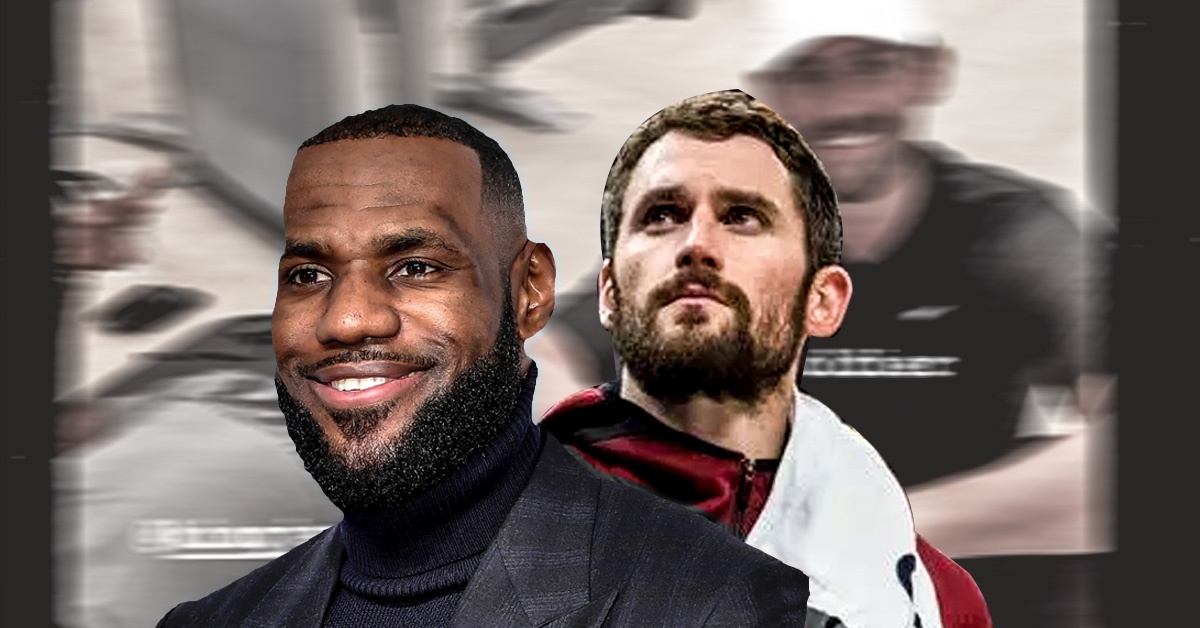 Kevin Love posts picture working out with LeBron James in Las Vegas