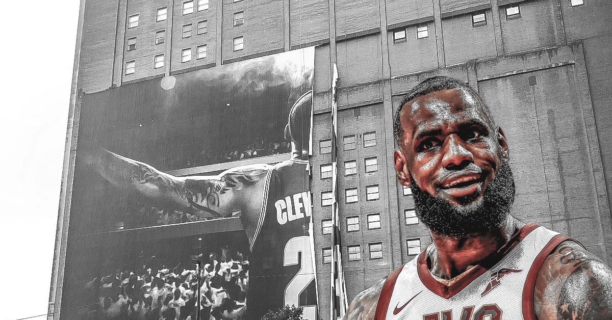 LeBron james, Nike poster