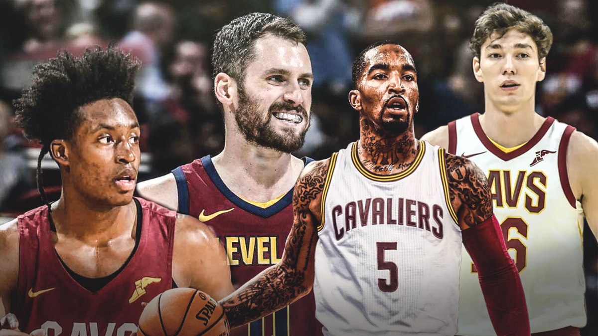 Collin Sexton, Kevin Love, J.R. Smith, Cedi Osman