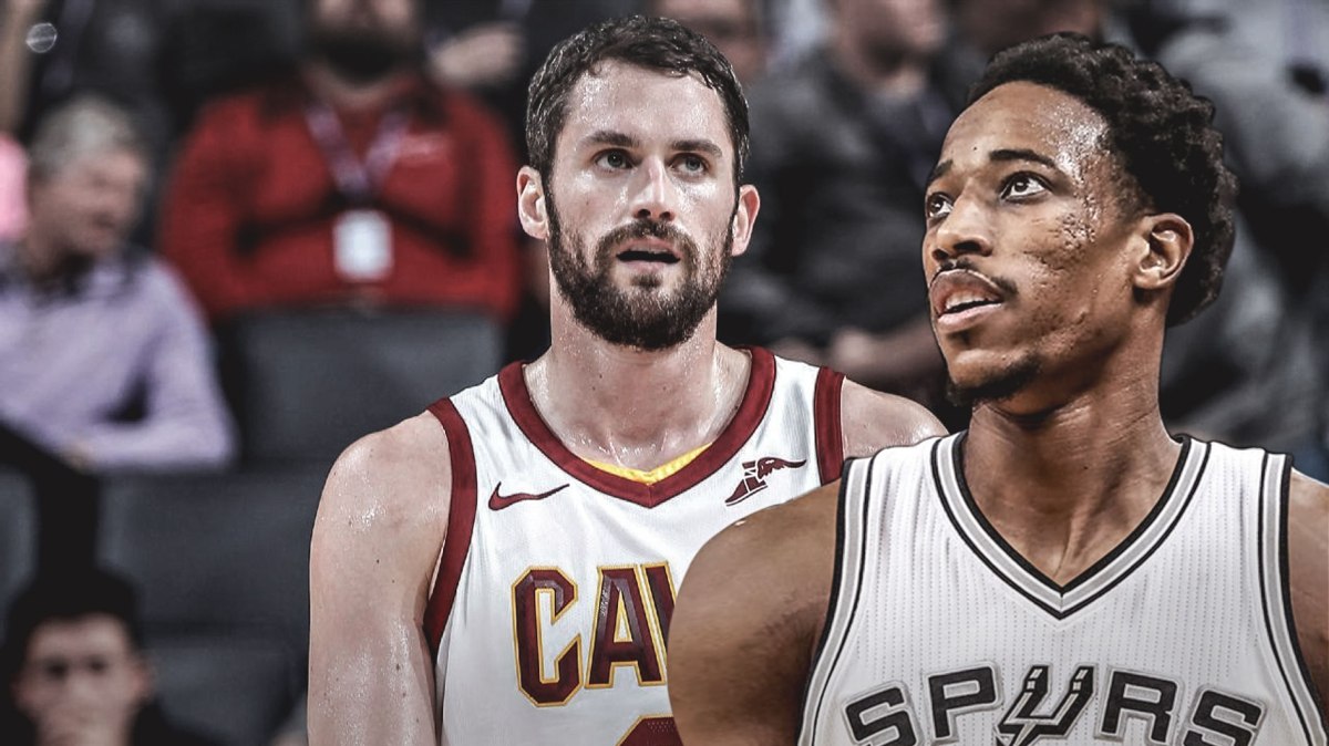 kevin love, demar derozan