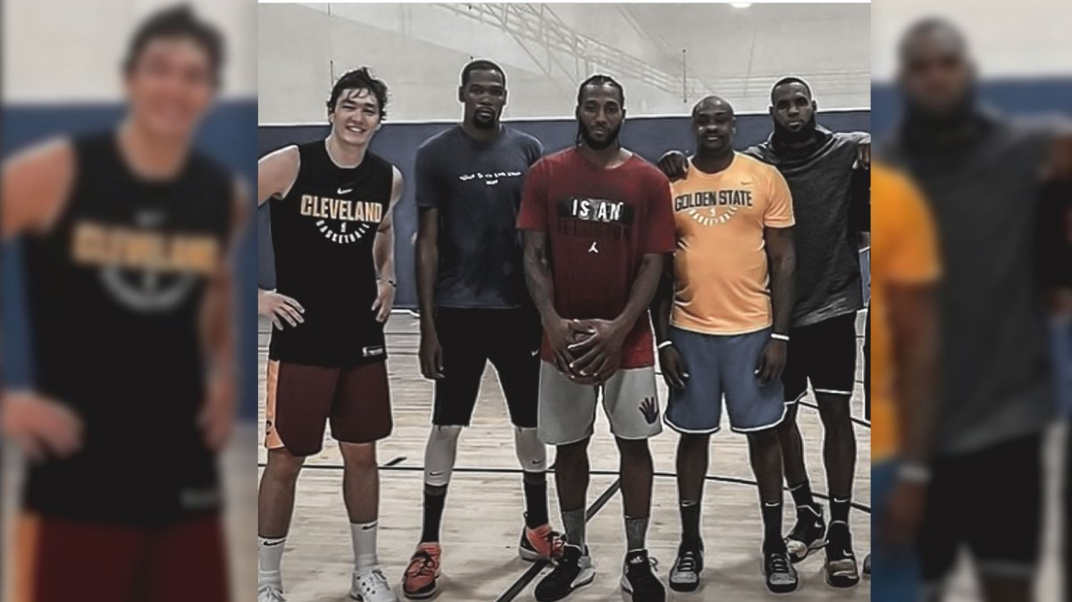 Cedi Osman, LeBron James, Kevin Durant, Kawhi Leonard