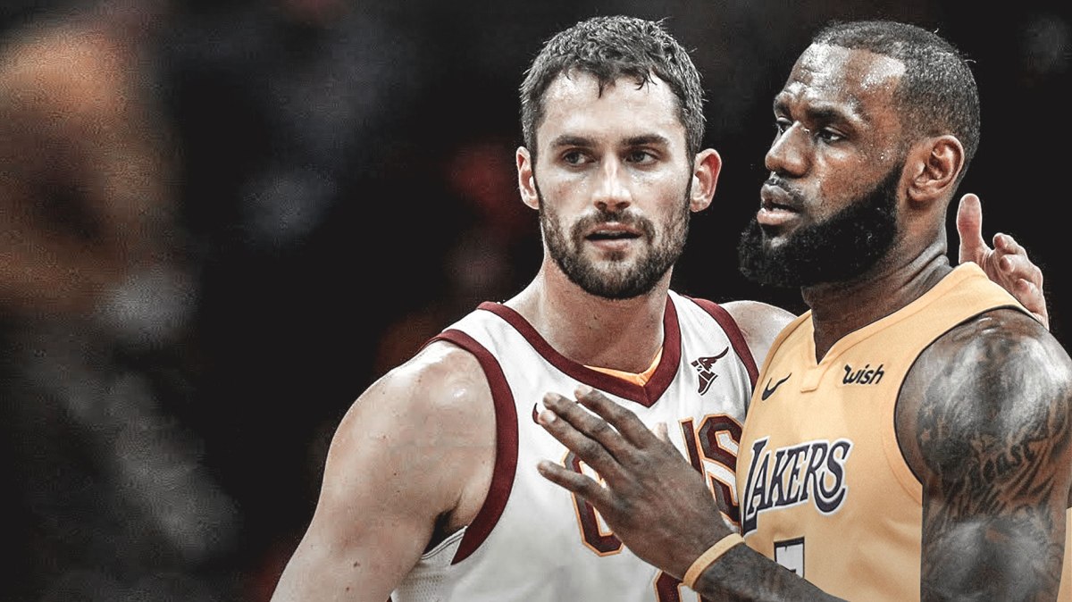 Kevin Love, LeBron James, Lakers, Cavs