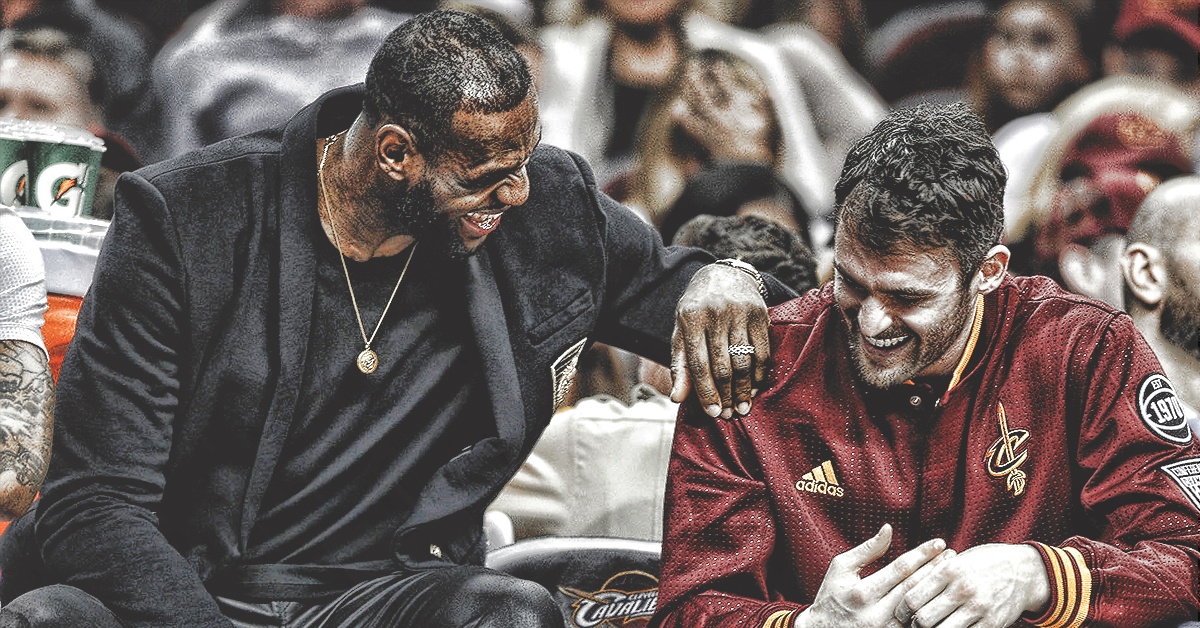 lebron james, kevin love