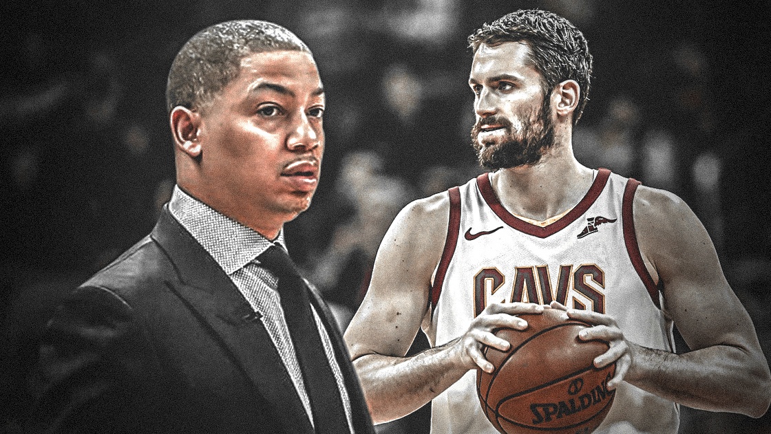 Tyronn Lue, Kevin Love, Cavs