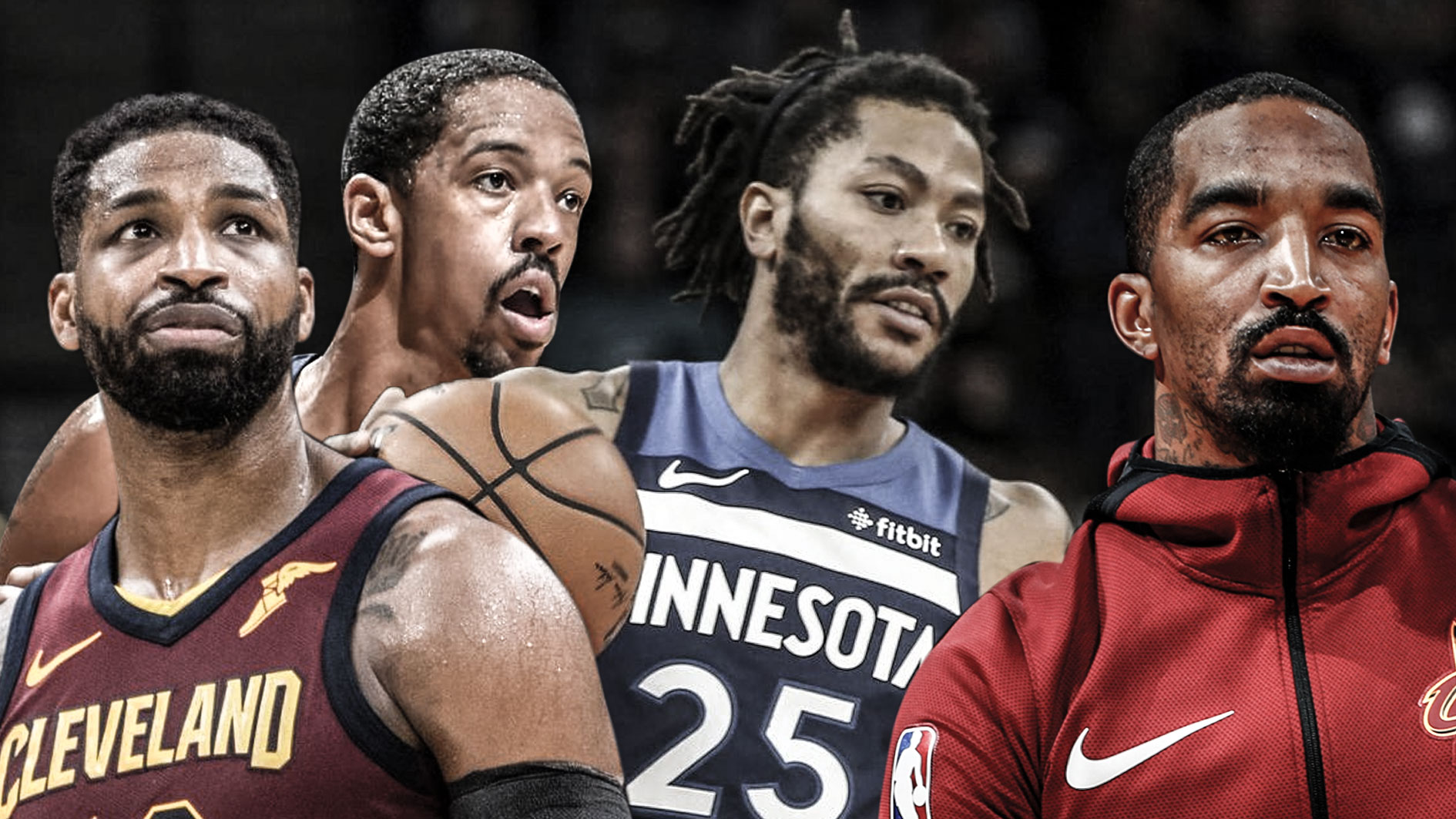 Channing Frye, Tristan Thompson, J.R. Smith react to former Cavs teammate Derrick Rose&#8217;s 50-point game