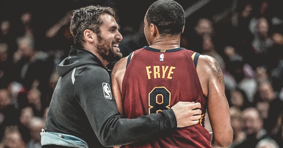 Channing Frye, Kevin Love shaved faces to promote mental health awareness