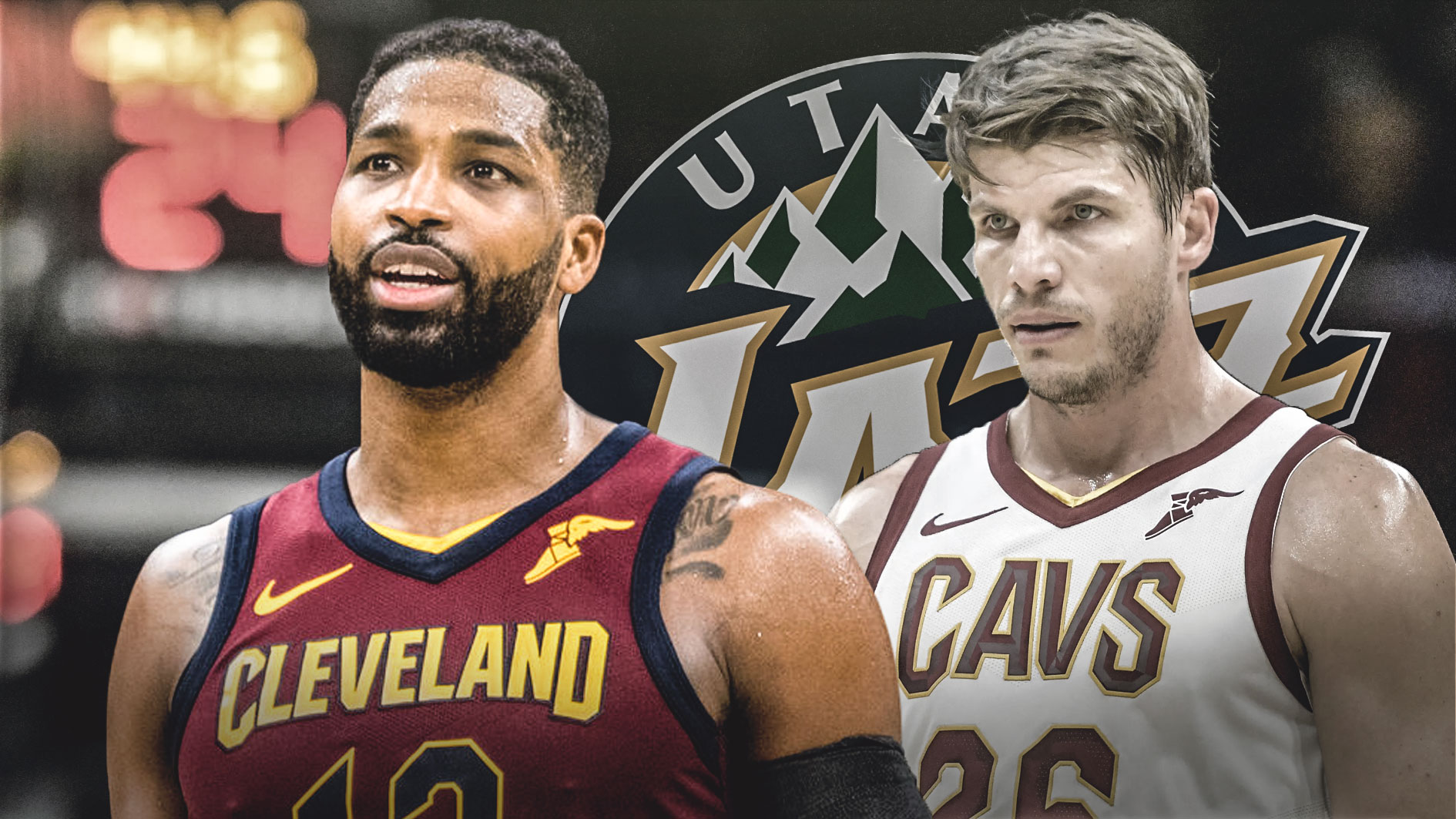 Tristan Thompson reacts to Kyle Korver trade