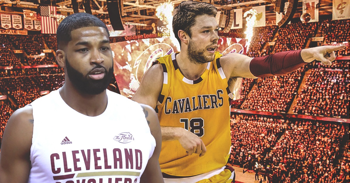 Tristan Thompson, Matthew Dellavedova, Cavs