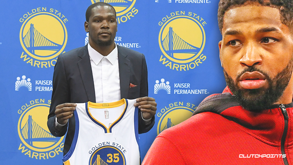 Tristan Thompson admits he was shocked when Kevin Durant signed with Warriors