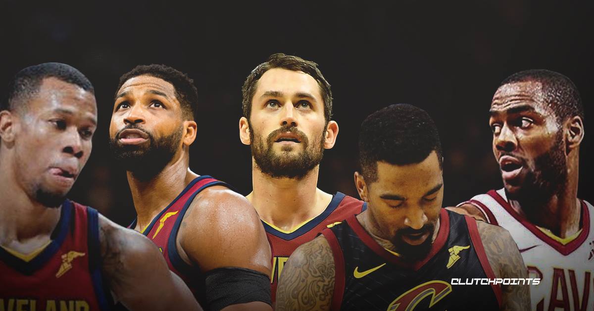 Rodney Hood, Tristan Thompson, Kevin Love, J.R. Smith, Alec Burks, Cavs