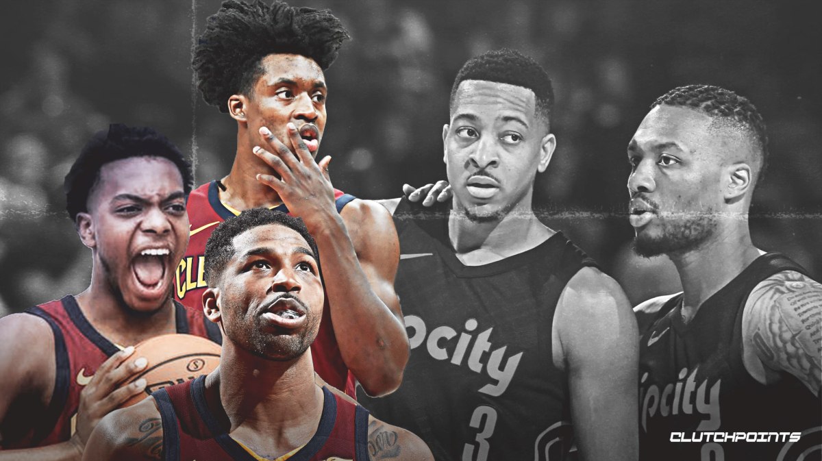 Collin Sexton, Darius Garland, Tristan Thompson, Cavs