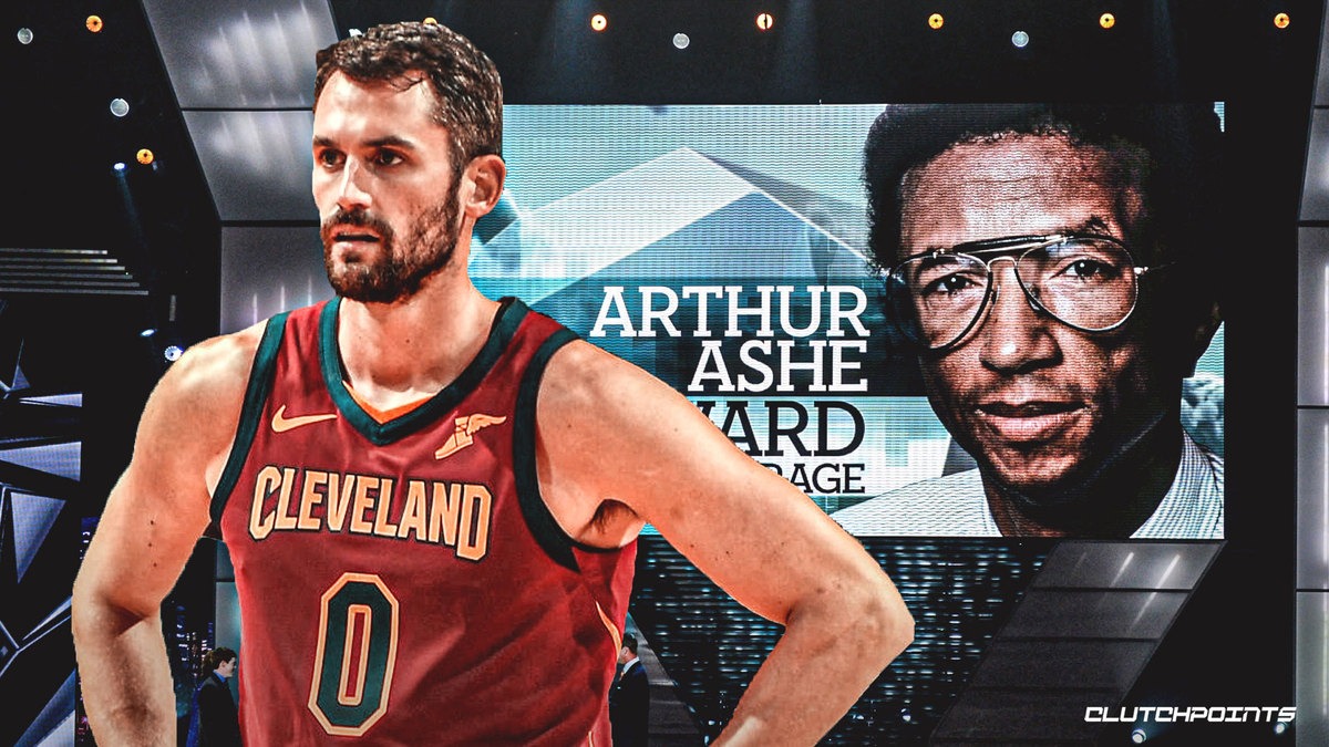 Video: Cavs star Kevin Love gives heartfelt speech after winning Arthur Ashe Courage Award