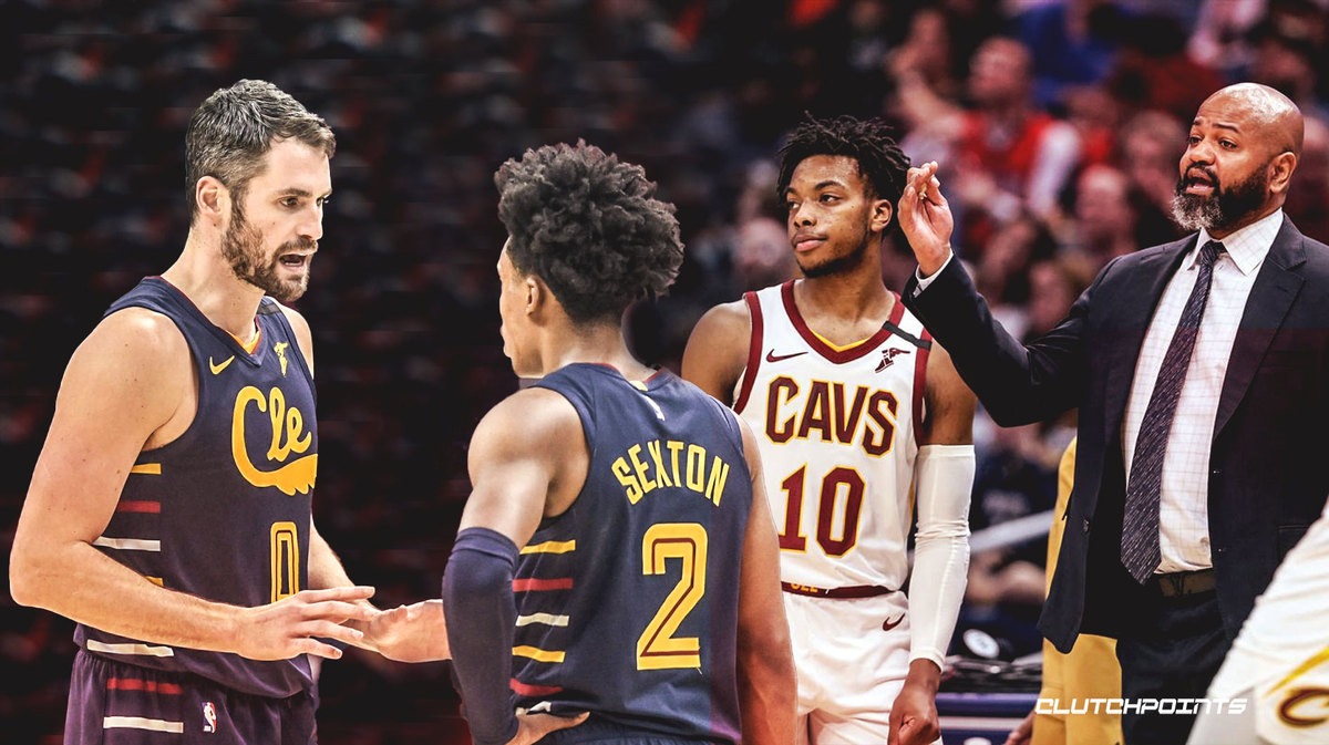 Kevin Love, Collin Sexton, Darius Garland, J.B. Bickerstaff, Cavs