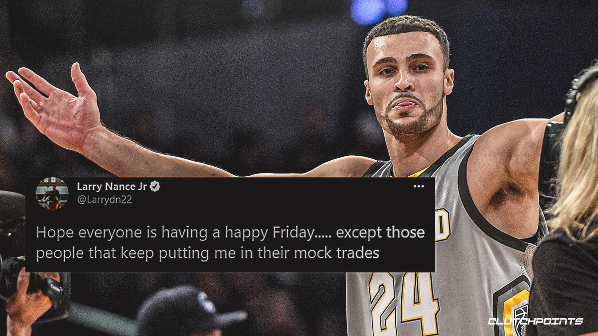 Cavs big man Larry Nance Jr.&#8217;s hilarious response to trade rumors