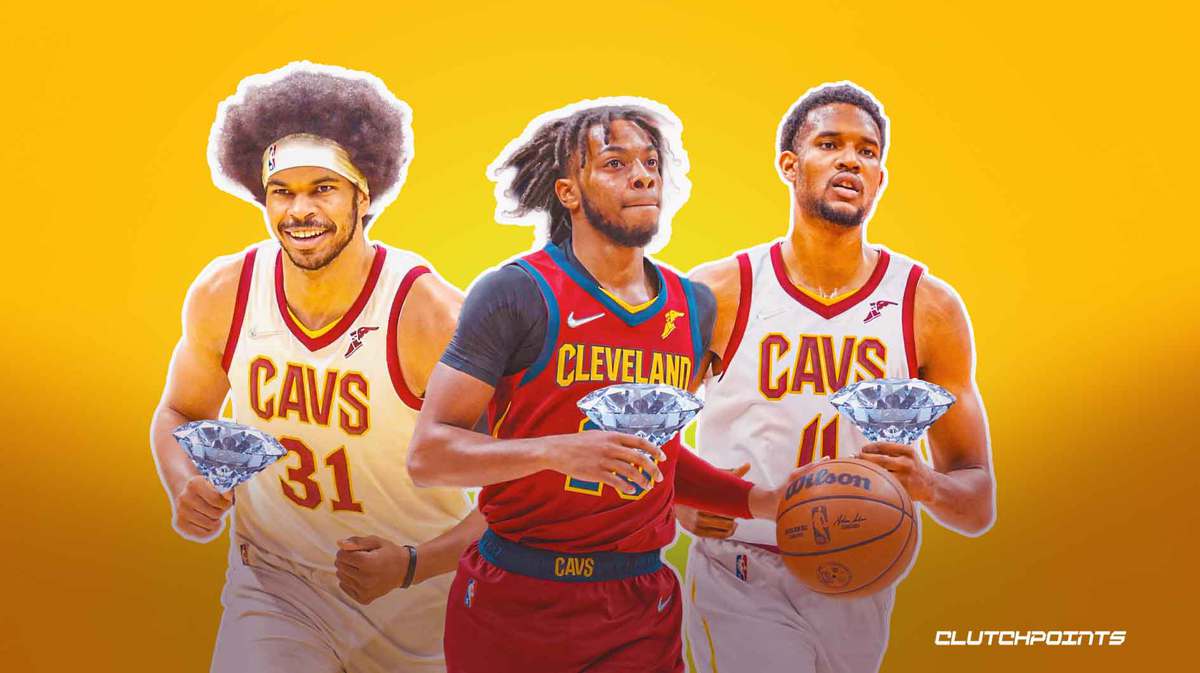 Darius Garland Evan Mobley Jarrett Allen Cavs Cavaliers