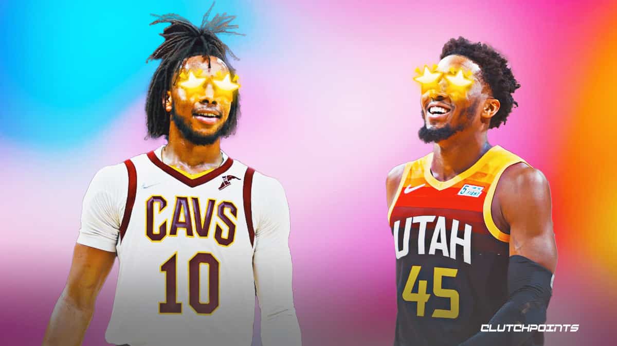 Cavs, Darius Garland, Donovan Mitchell, Jazz