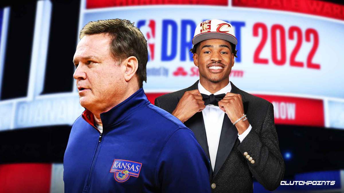 Ochai Agbaji, Bill Self, Cavs, 2022 NBA Draft, NBA Draft, Kansas