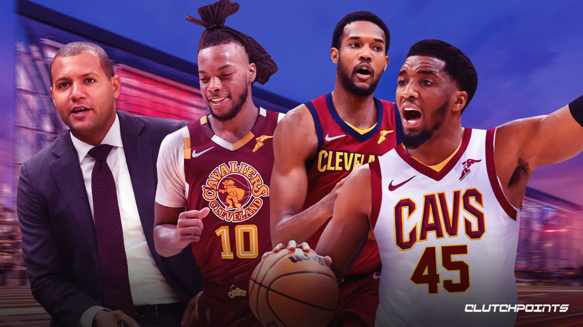 Darius Garland, Donovan Mitchell, Evan Mobley, Koby Altman, Cavaliers