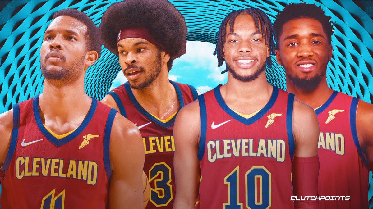 Donovan Mitchell, Darius Garland, Jarrett Allen, Evan Mobley