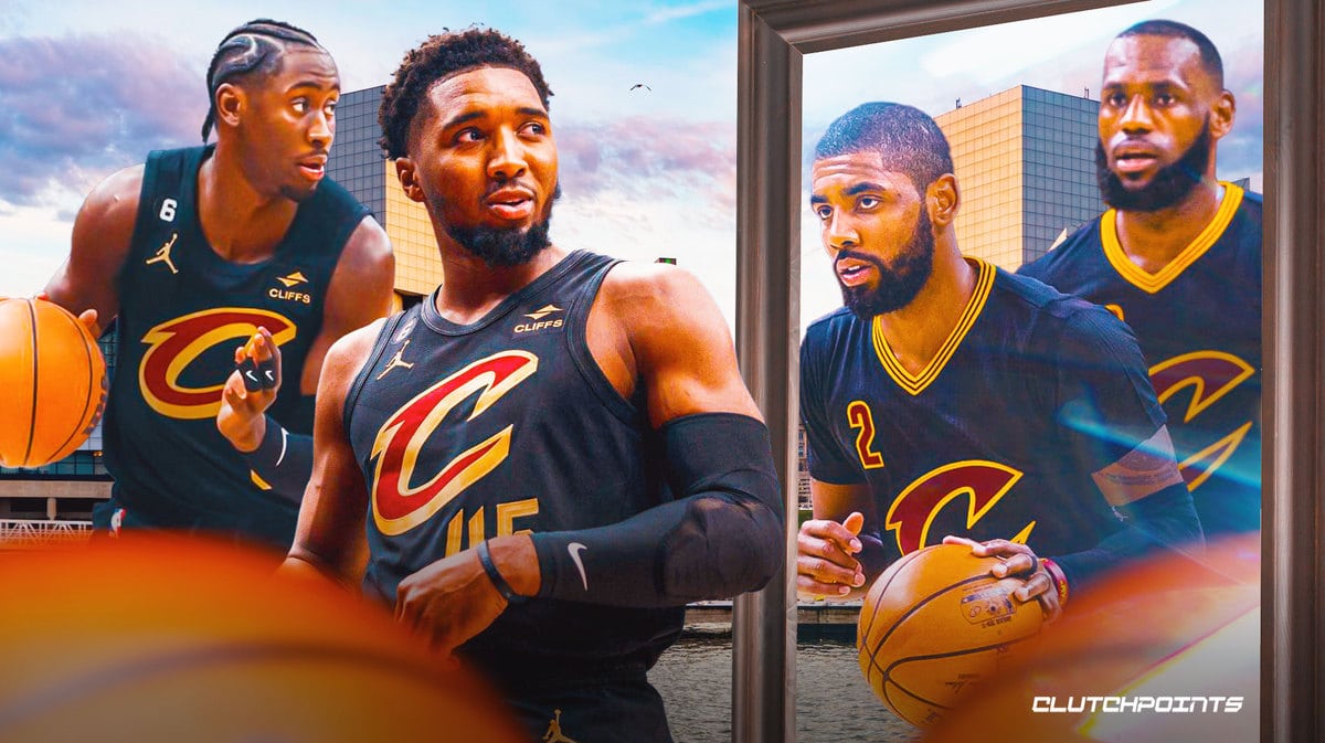 Cleveland Cavaliers, Donovan Mitchell, Caris Levert, Kyrie Irving, LeBron James