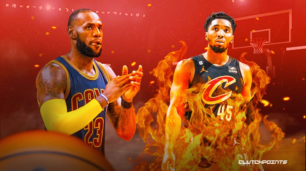 Cavs, Donovan Mitchell, LeBron James