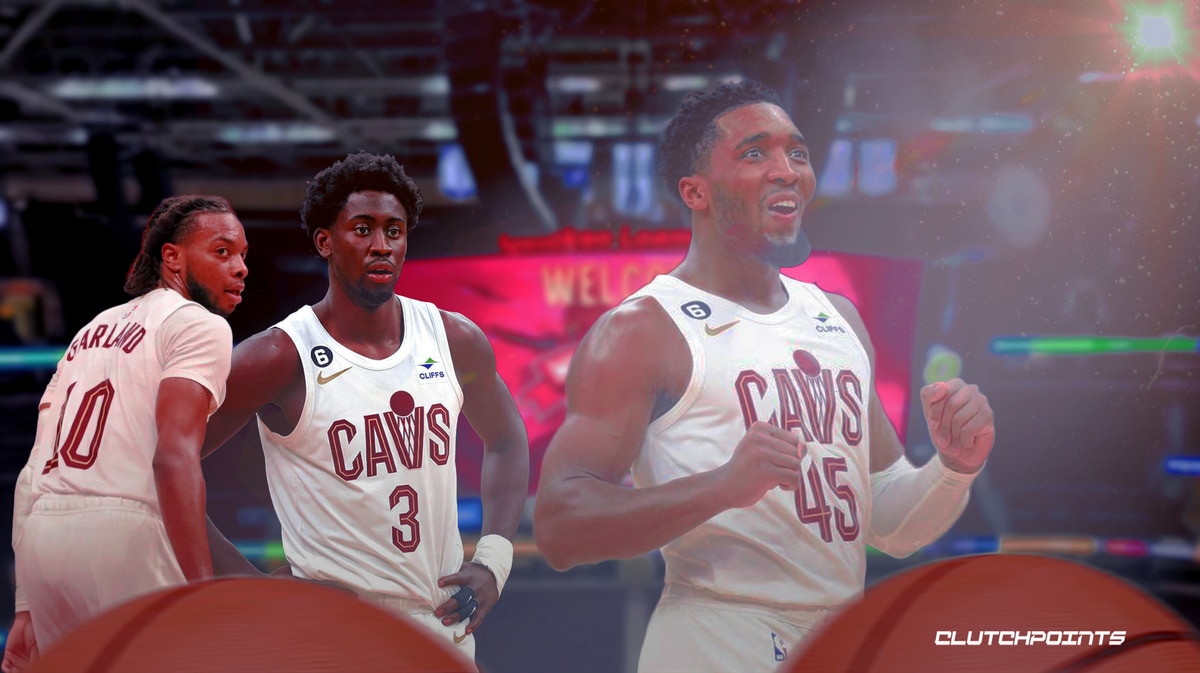 Donovan Mitchell, Cleveland Cavaliers, Darius Garland, Caris LeVert