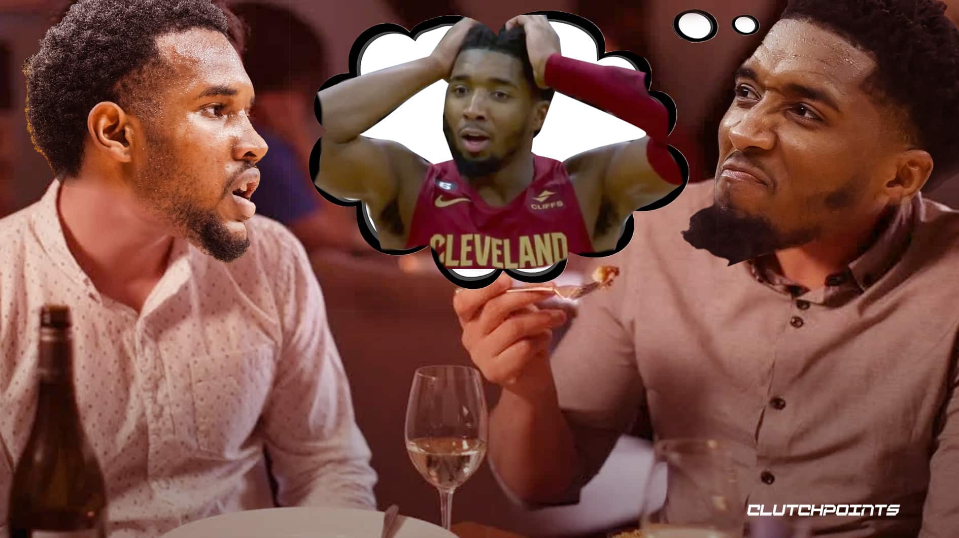 Donovan Mitchell said he&#8217;ll take Evan Mobley to dinner after stolen rebound