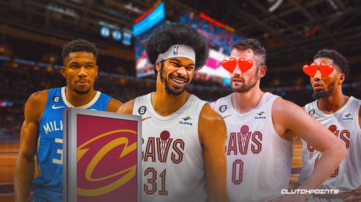 Jarrett Allen, Giannis Antetokounmpo, Kevin Love, Milwaukee Bucks, Cleveland Cavaliers