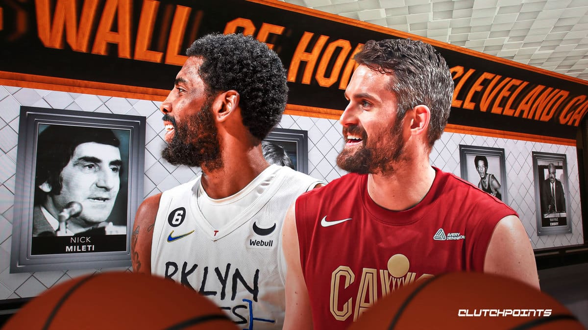 Kevin Love on if Cavs should retire Kyrie Irving's jersey: “Without a  doubt, absolutely, right away, after his career ends”