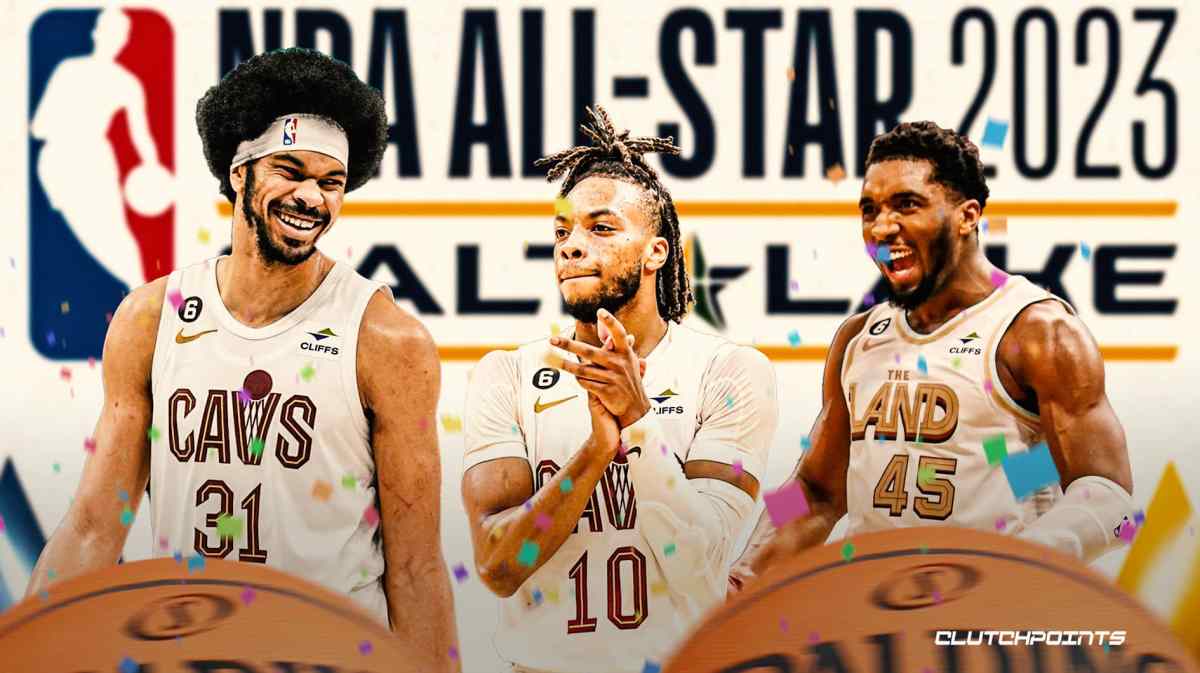 Cleveland Cavaliers, Donovan Mitchell, Darius Garland, 2023 All-Star, Jarrett Allen