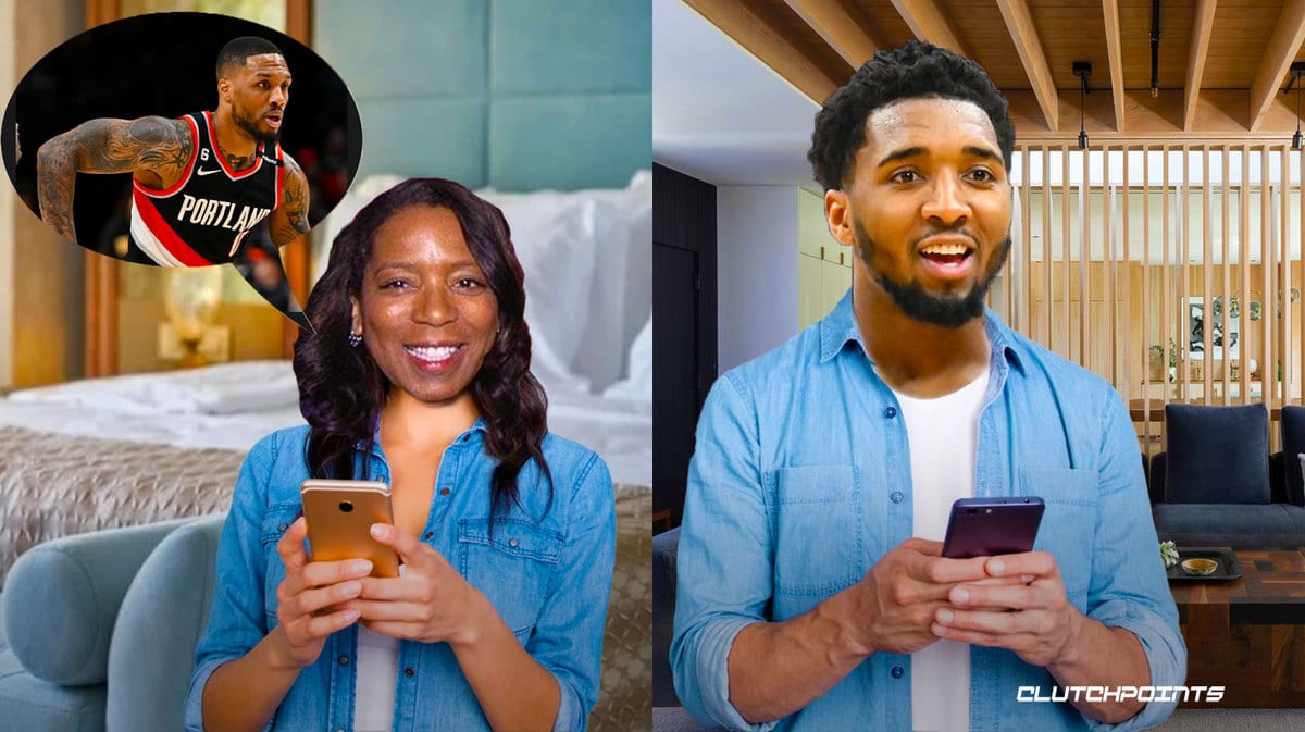 Donovan Mitchell reveals his mom's reaction after Lillard equals