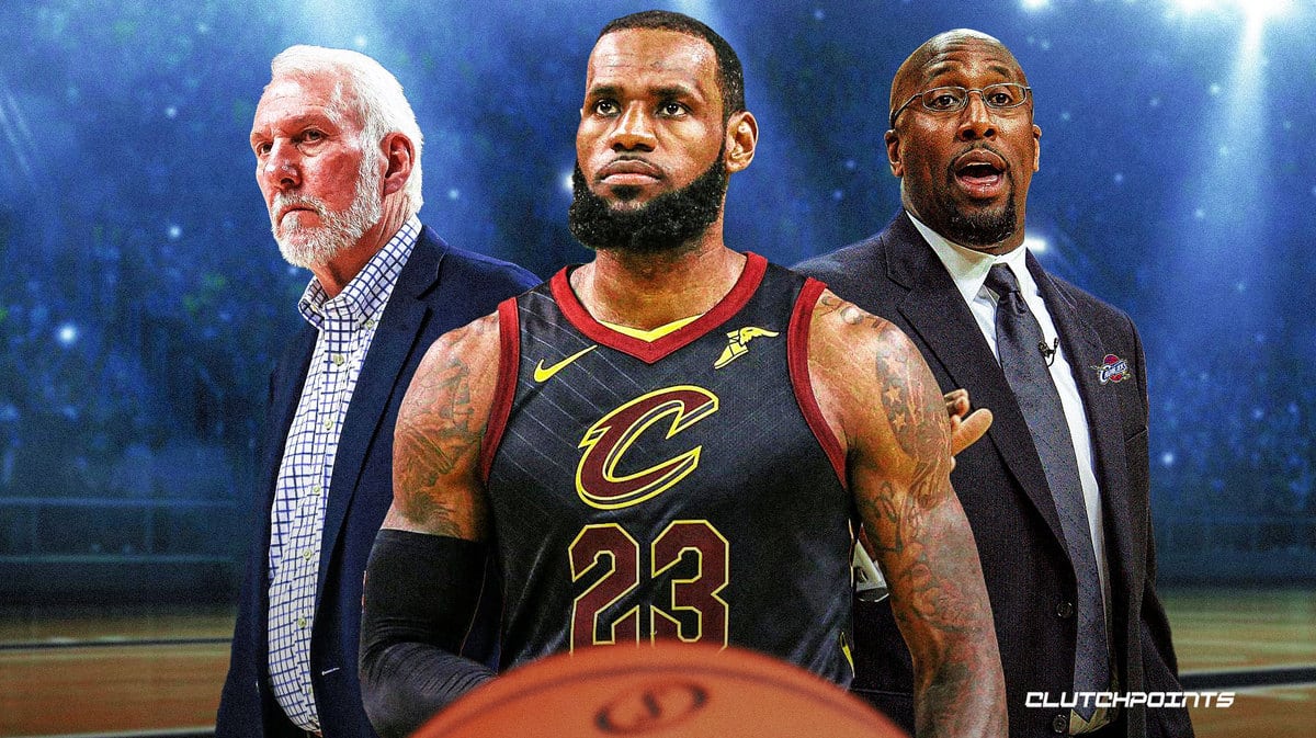 LeBron James, Gregg Popovich, Mike Brown, Cavs