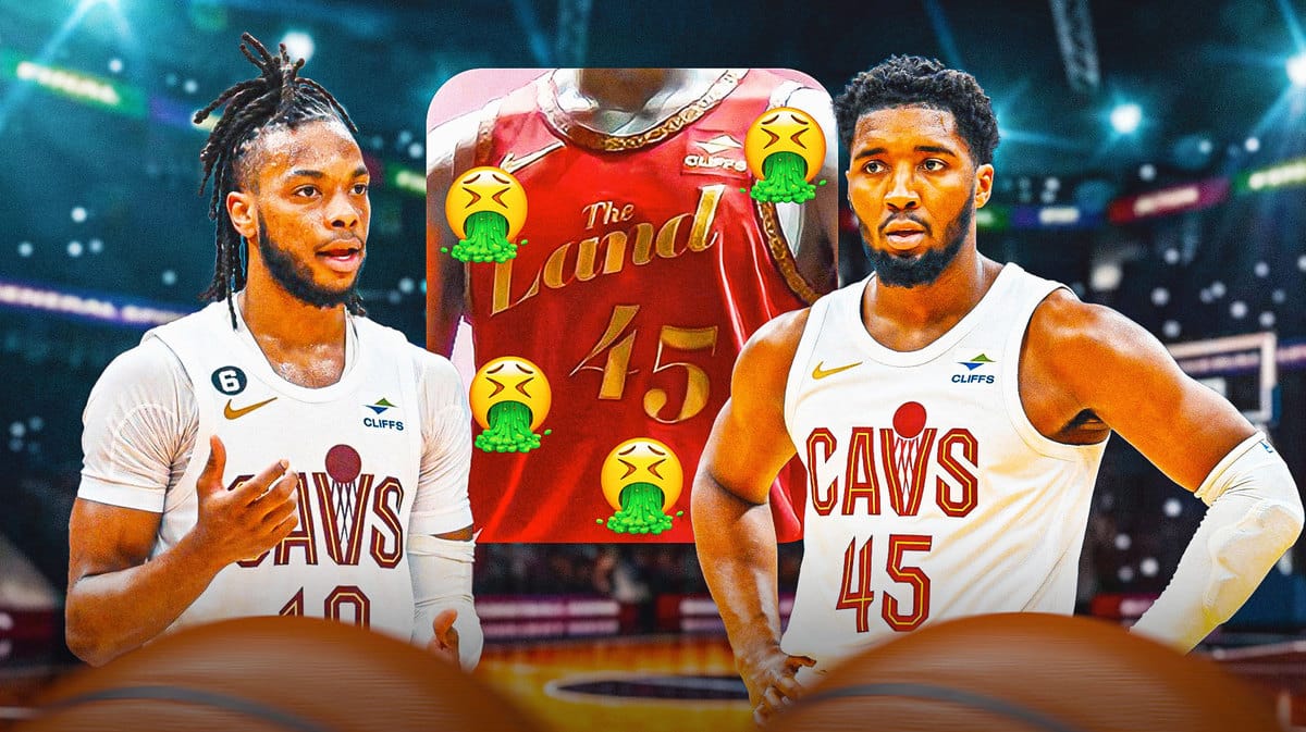 Cavs, Donovan Mitchell, Darius Garland, City Edition jerseys, Nike, jerseys