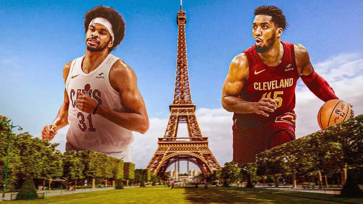 Cavs take on Paris with epic Eiffel Tower picture