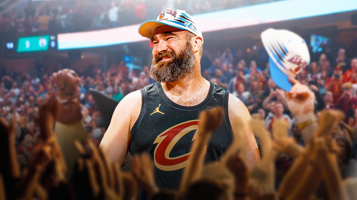 Cavs honor Jason Kelce with awesome tribute during Celtics clash